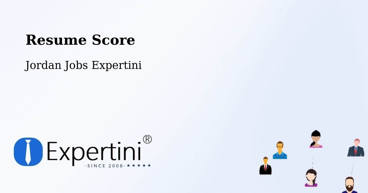 Resume Score & Job Description Match Tool – Al Azraq Ash Shamālī - Jordan Jobs Expertini